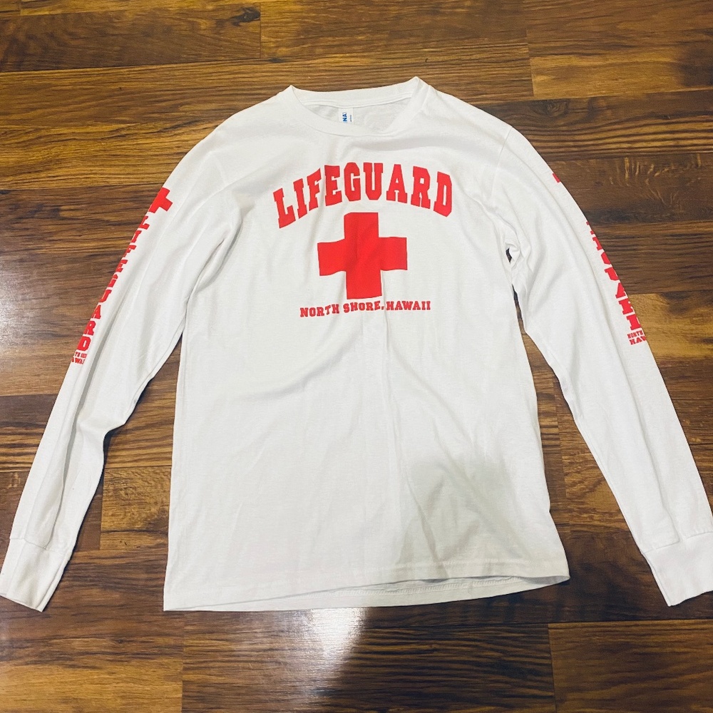 Lifeguard long sleeve T-shirt North Shore, Hawaii